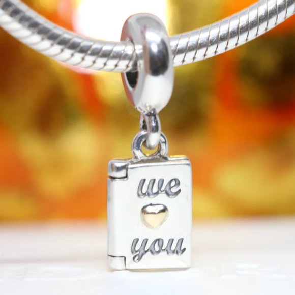 PANDORA We Love You Mother's Day Charm 791532 - Picture 1 of 3